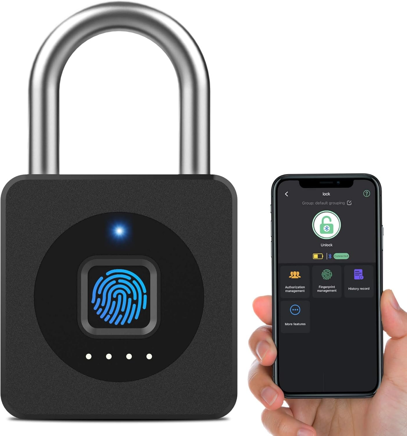 Unlock Instantly: Fingerprint Gym Lock