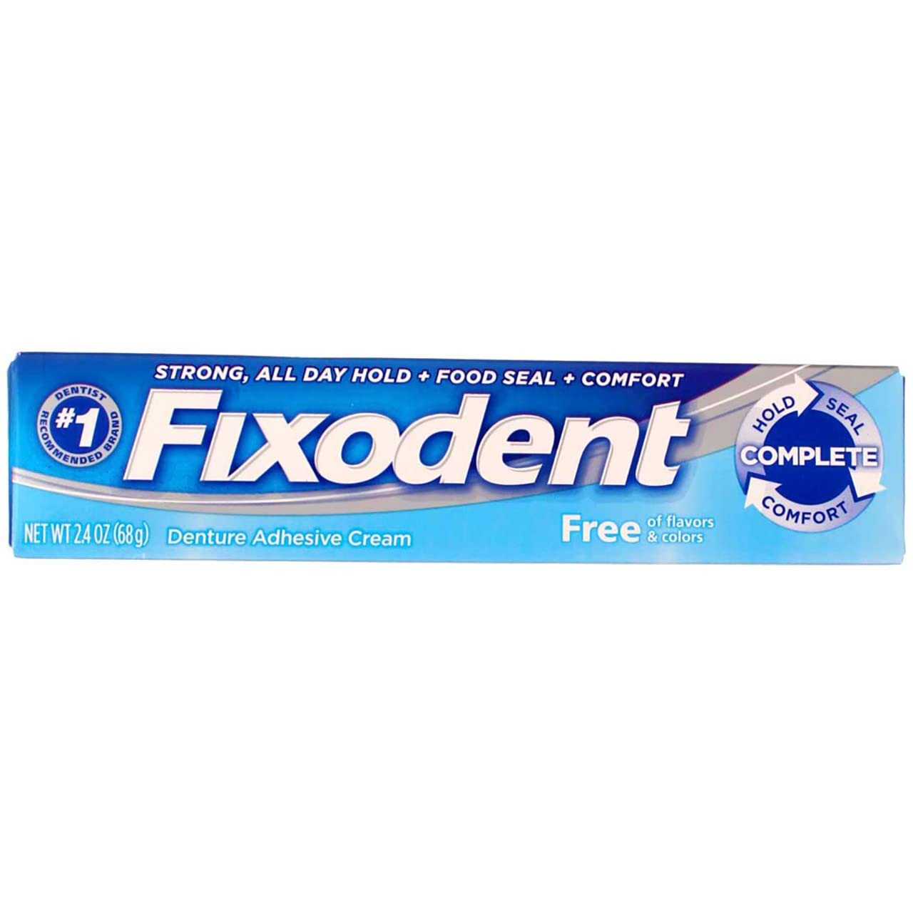 Secure Denture Hold & Confidence - Fixodent Free Adhesive Cream