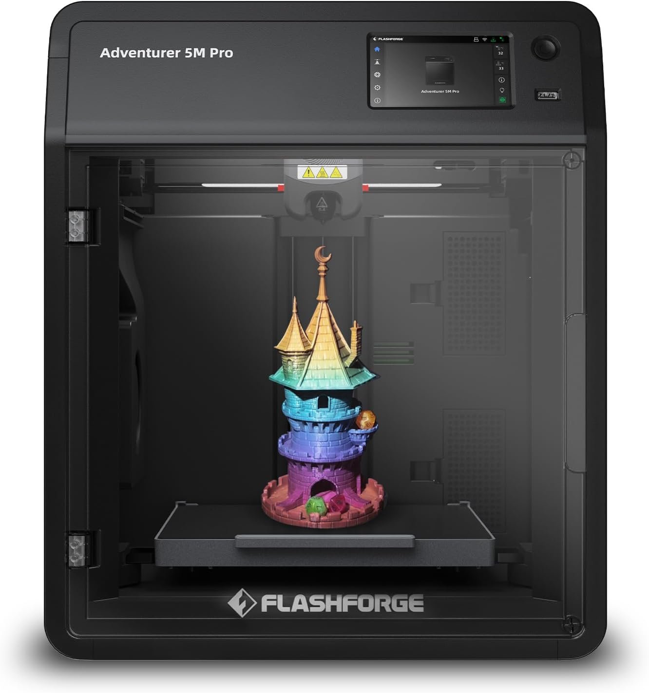 Flashforge Adventurer 5M Pro: High-Speed 3D Printer with Auto Printing