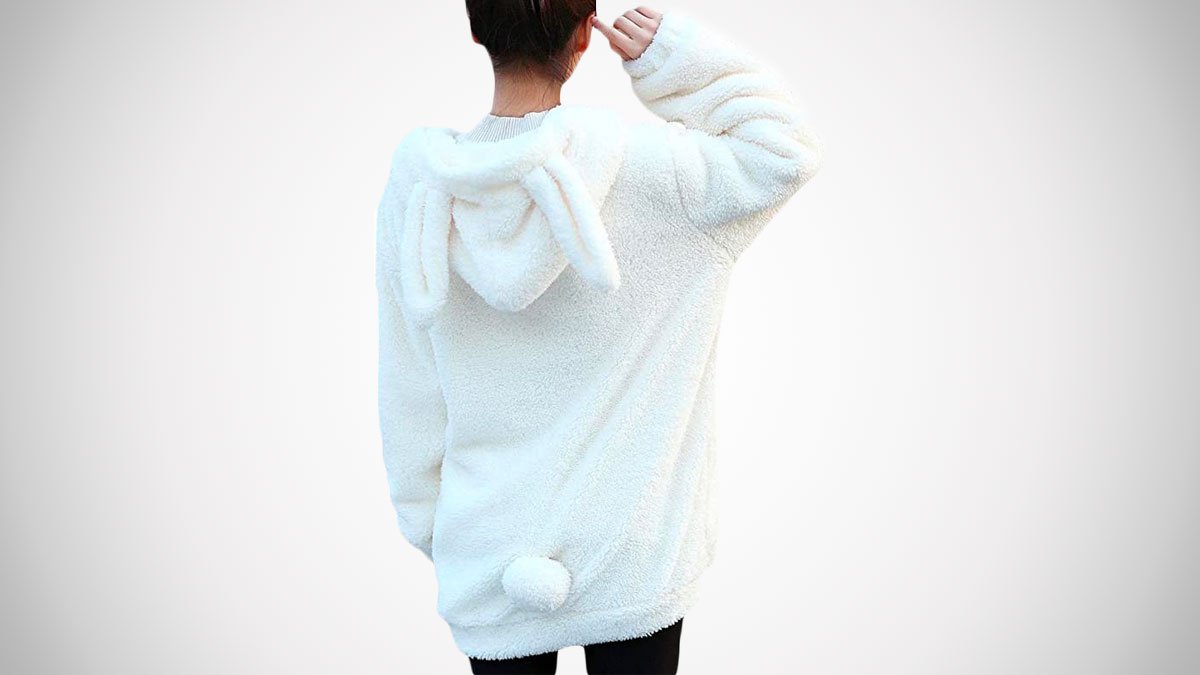 Fleece Bunny Hoodie
