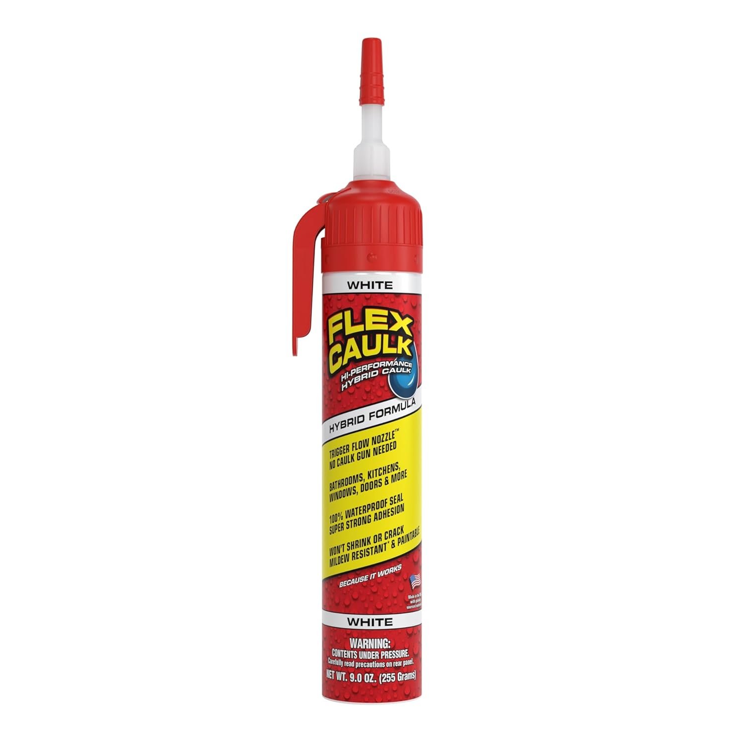 Tough Flex Caulk Seals Leaks Anywhere, Inside or Out