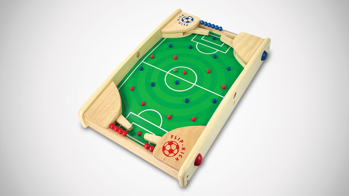 Flipkick: Wooden Tabletop Soccer