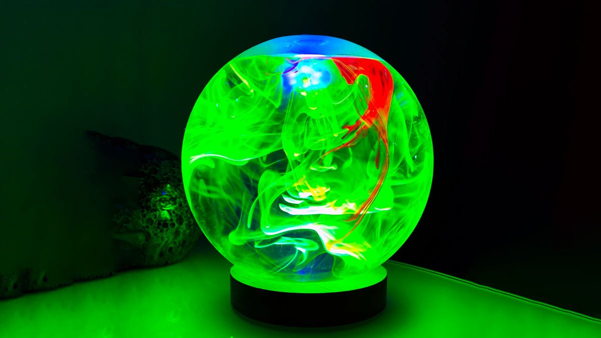 FluoroSphere Fluorescent Light Show