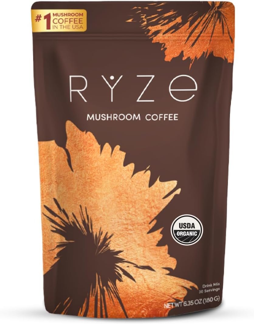 Focus-Boosting Mushroom Coffee Blend