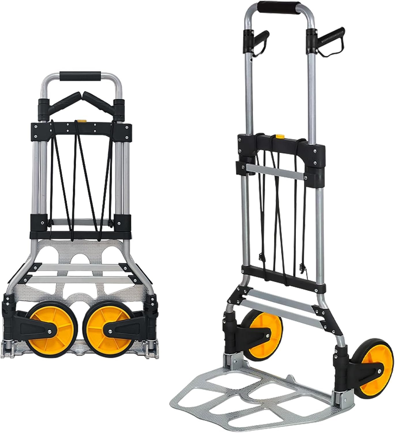 Move Heavy Loads Effortlessly: 440 lb Folding Hand Truck