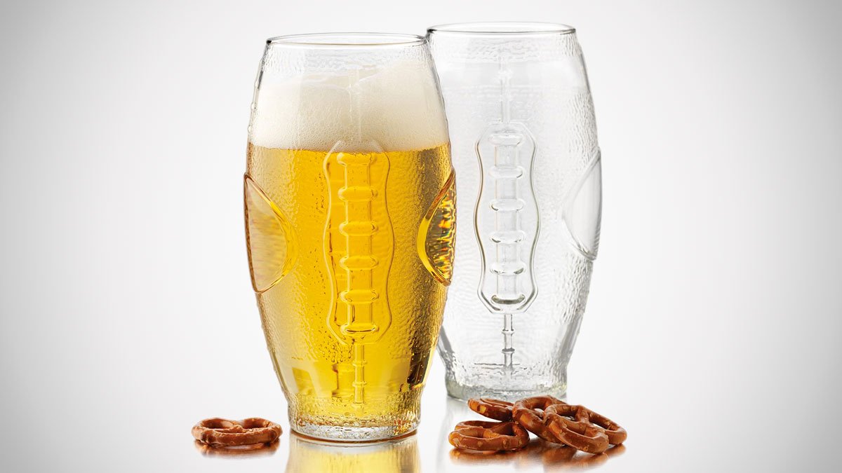 Football Tumbler Beer Glass Set