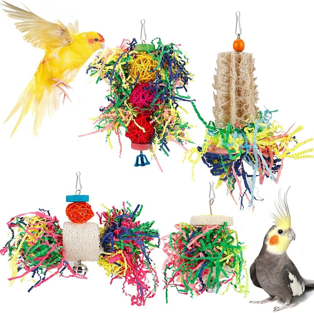 Exciting Foraging Toy for Parakeets and Small Birds