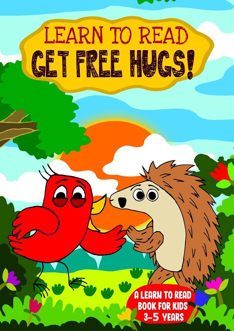 Free Hugs Learn to Read Book for Kids 3-5