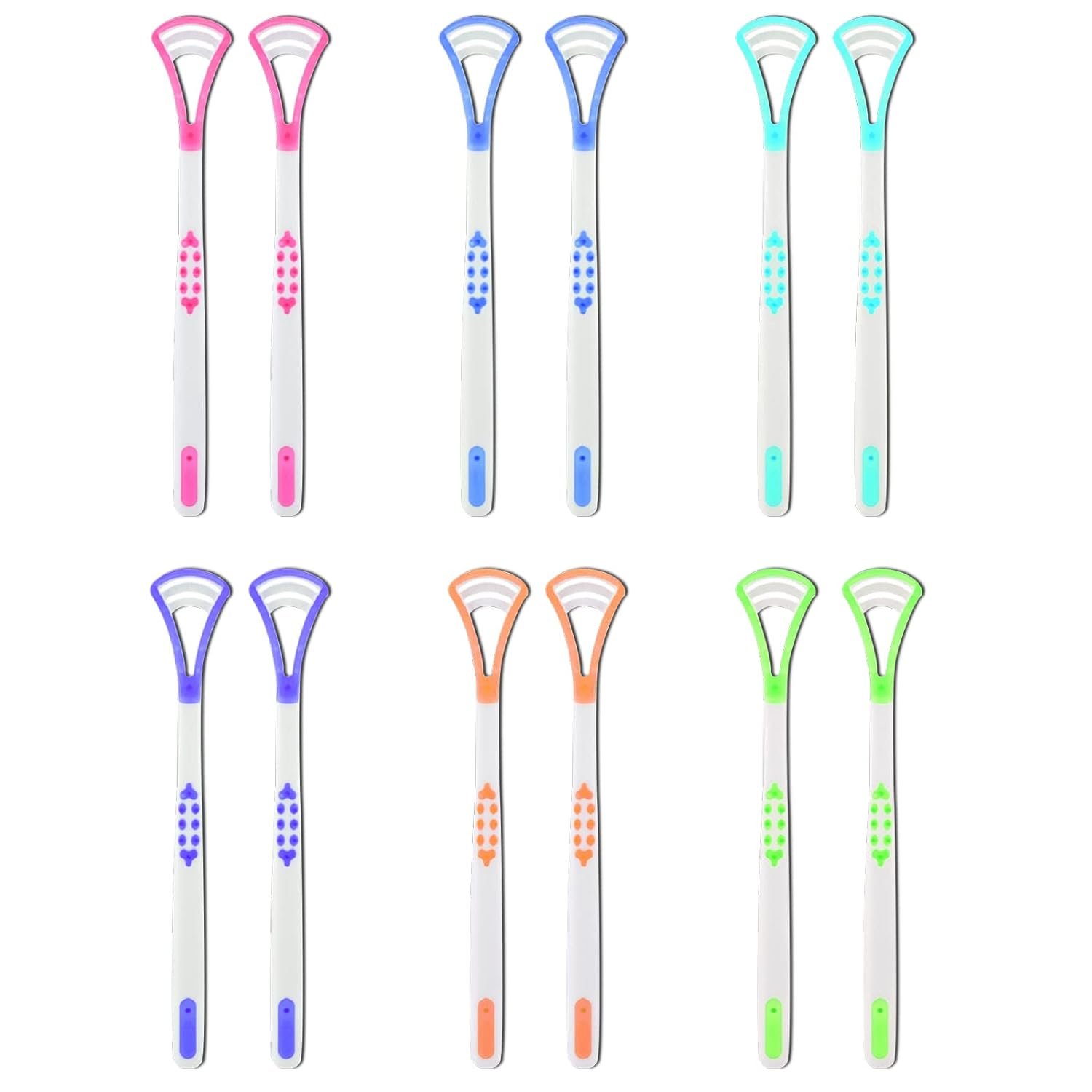Fresh Breath Starter Pack: Soft Tongue Scraper Set