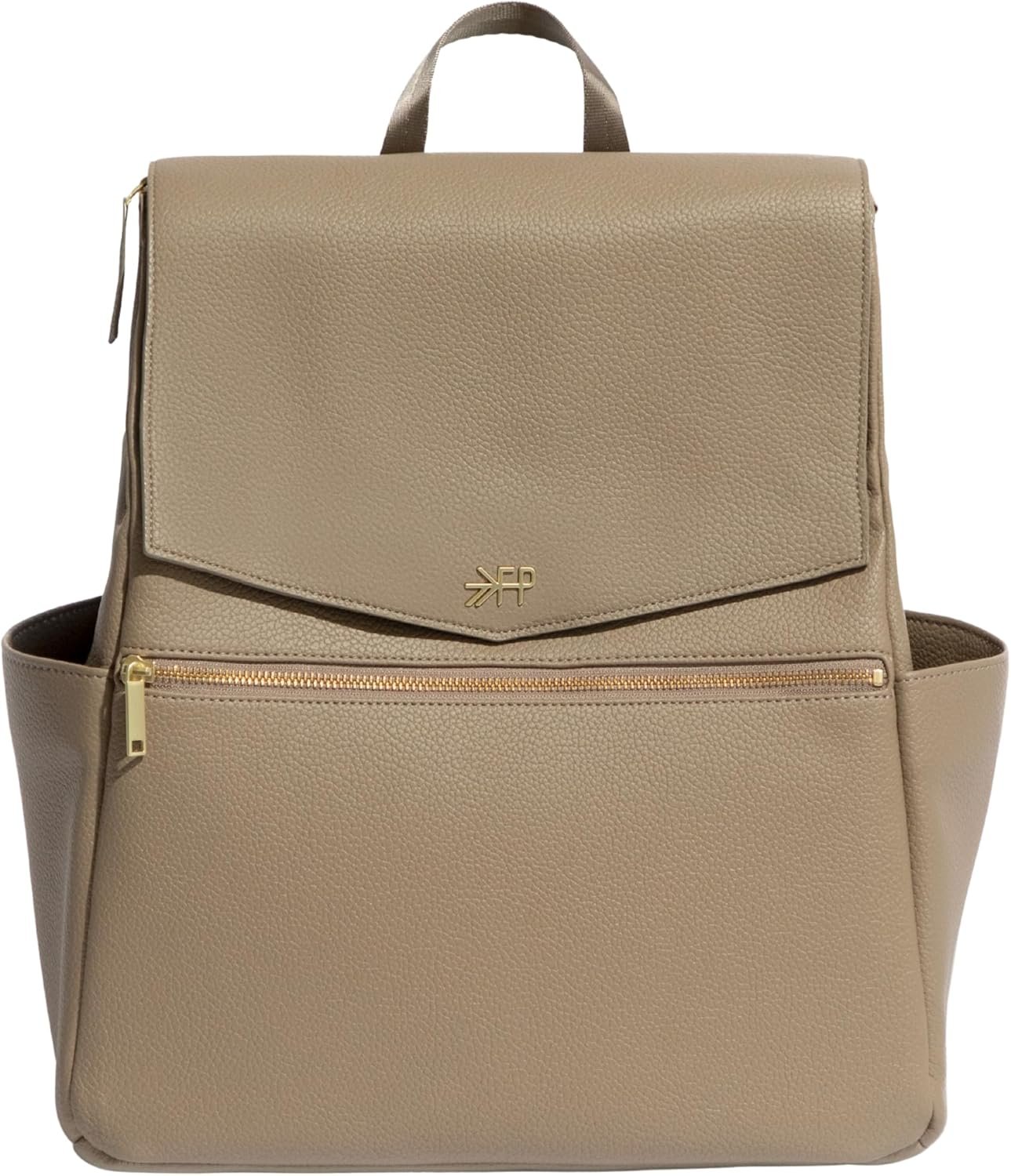 Stylish Vegan Leather Diaper Bag: Backpack, Tote & Crossbody in One