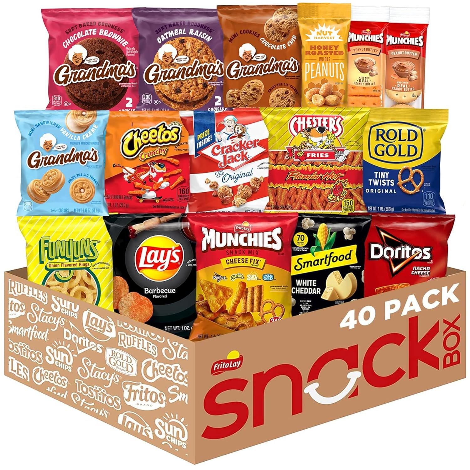 Ultimate Snack Care Package: 40 Variety Pack for Every Craving