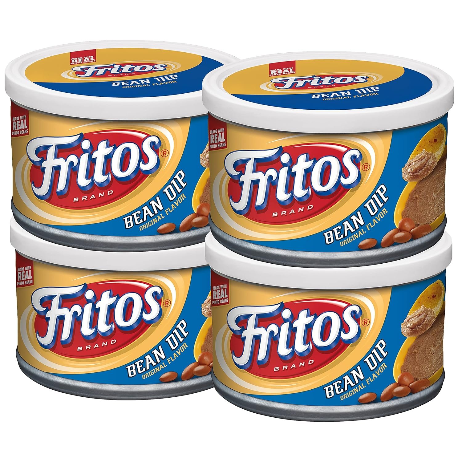 Fritos Bean Dip 9oz Cans – Value Pack of 4