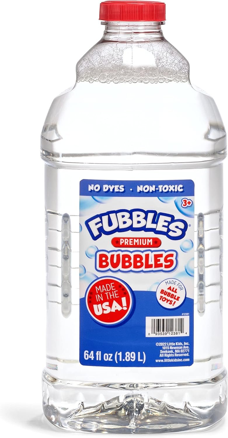 Fubbles Non-Toxic Bubble Solution - Made in the USA