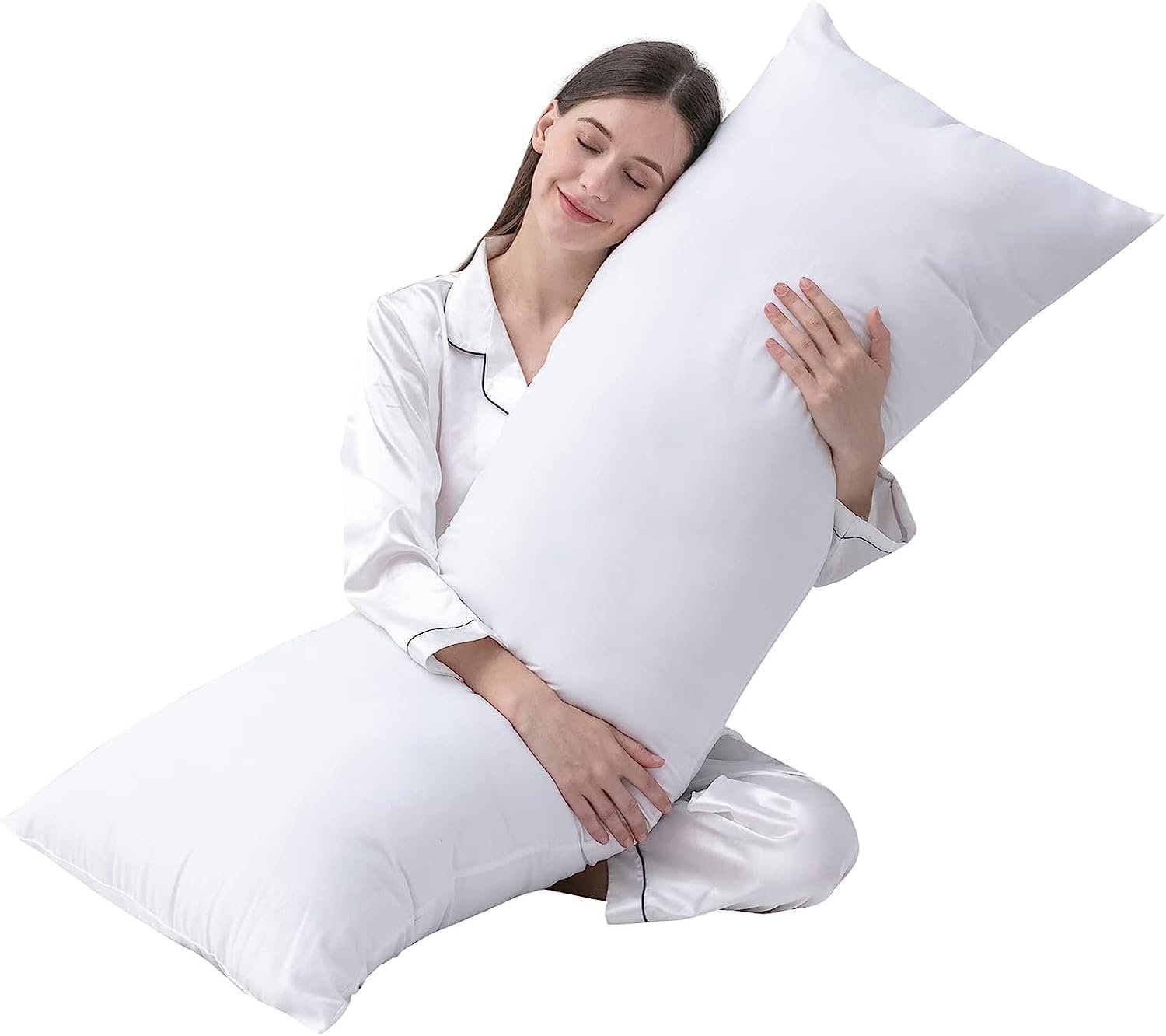 Full Body Pillow Insert for Side Sleepers - 20x54 Comfort Support