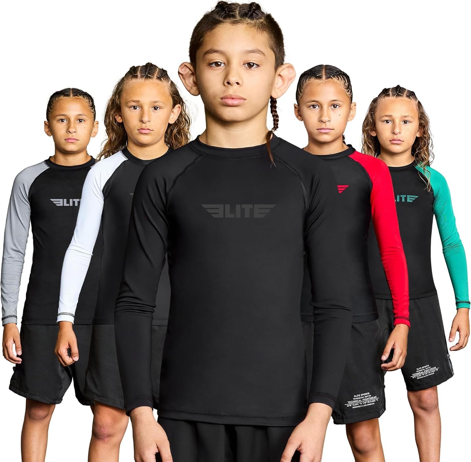 Full-Sleeve Rash Guards Shield Kids in BJJ