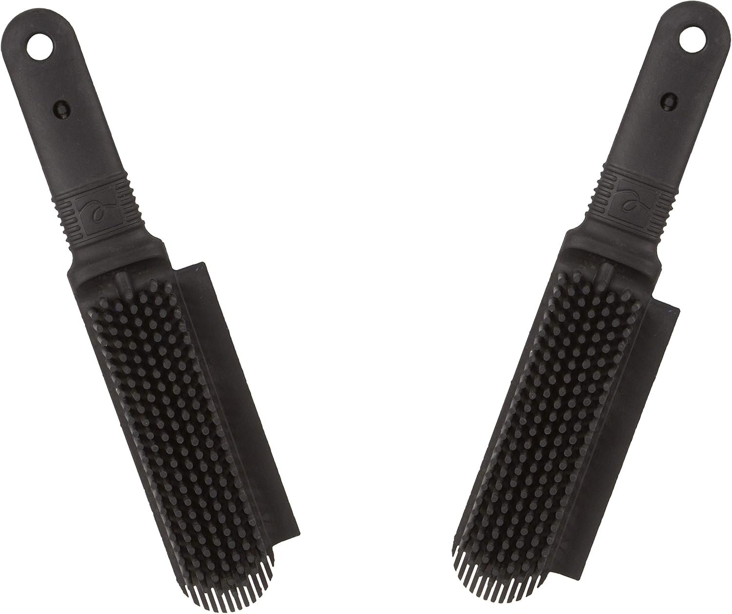 Ditch Pet Hair: Rubber Brush with Squeegee - 2 Pack