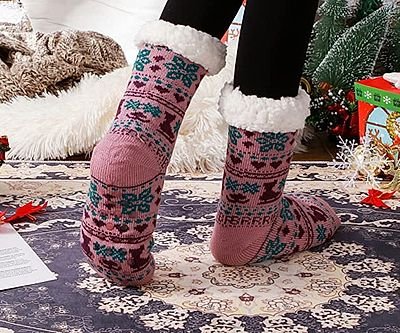 Fuzzy Slipper Socks