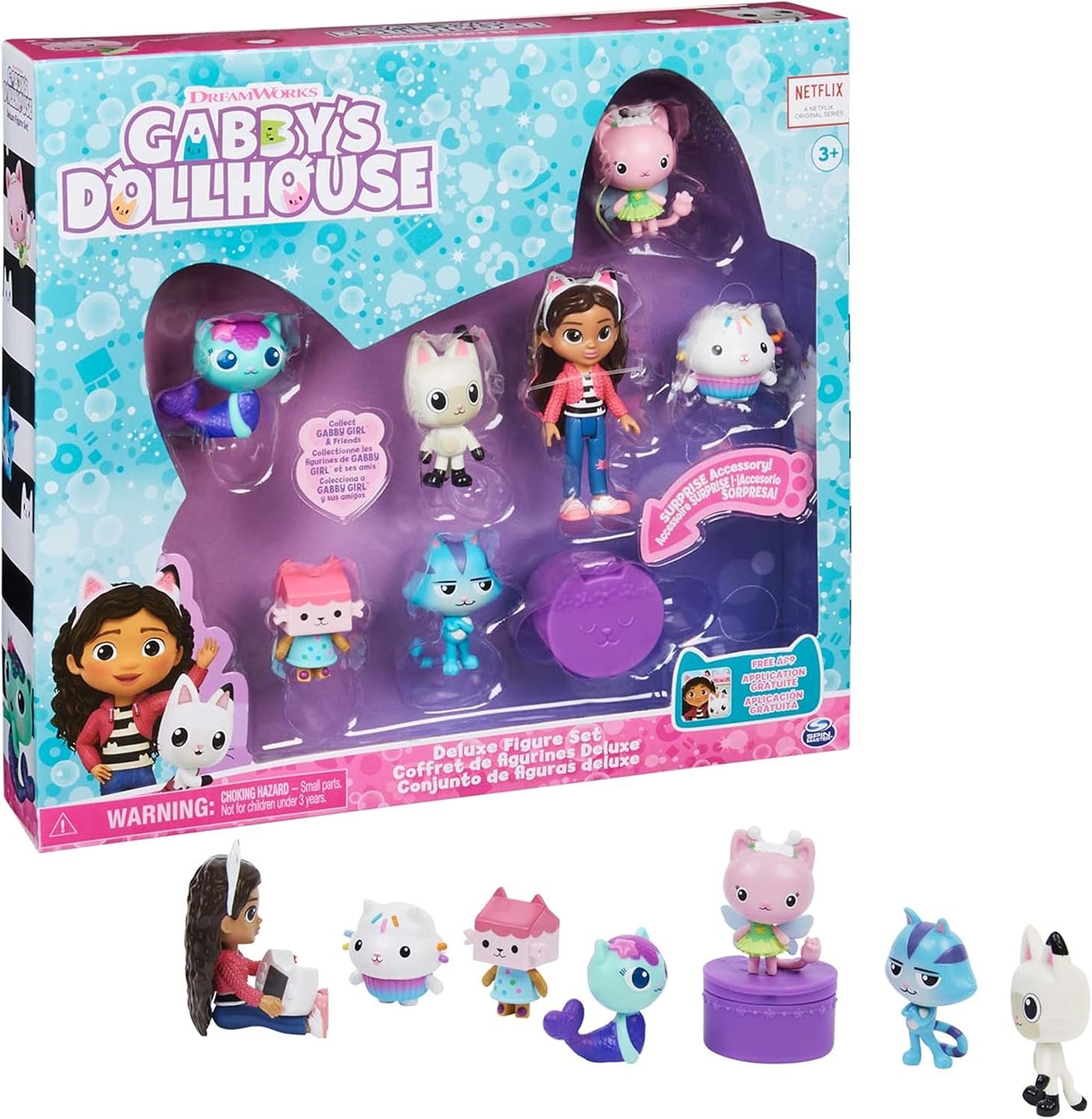 Unlock Gabby's Dollhouse Fun with 7 Collectible Figures