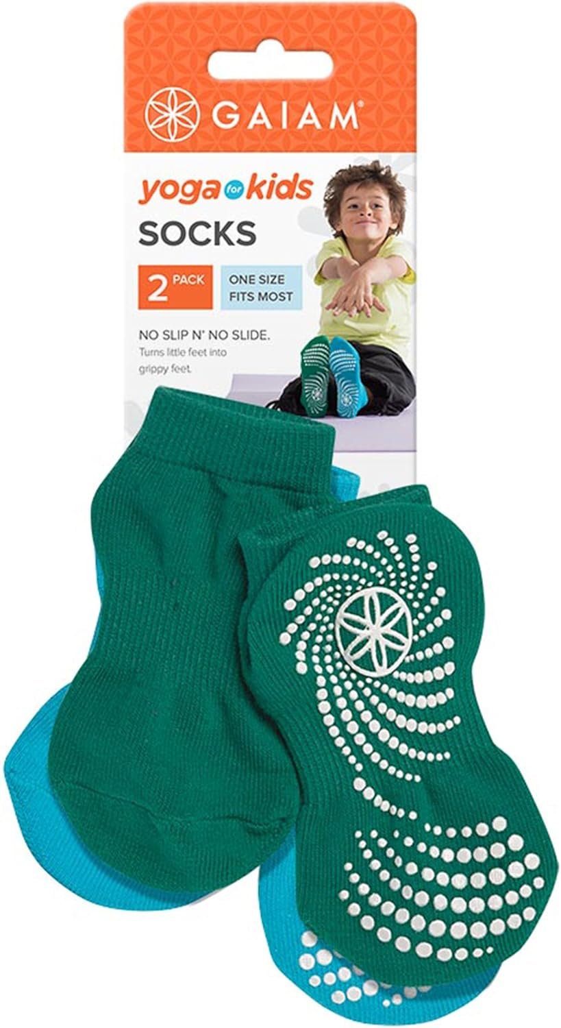 Gaiam Kids Yoga Socks - Flexibility for Little Yogi Feet