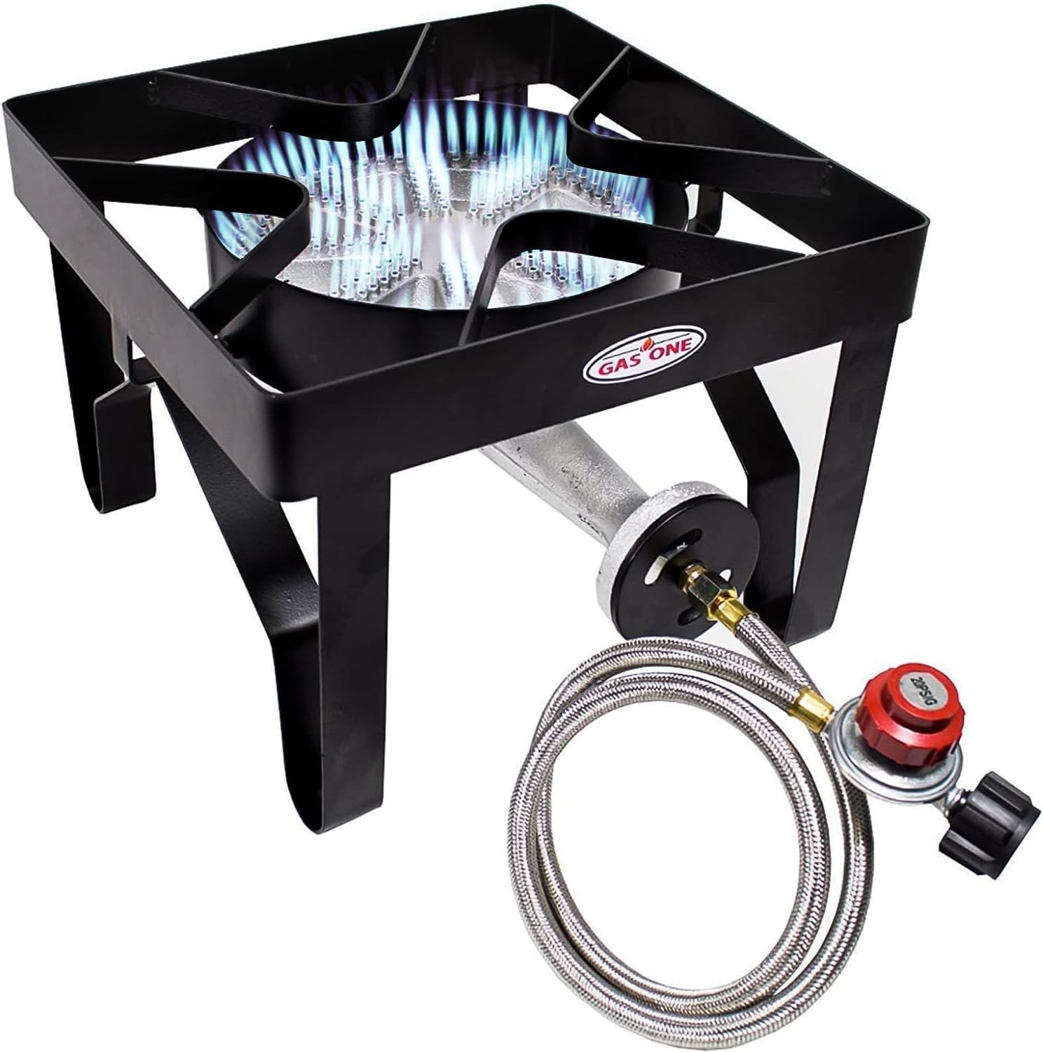 200K BTU Propane Burner - Heavy-Duty Outdoor Cooking Power