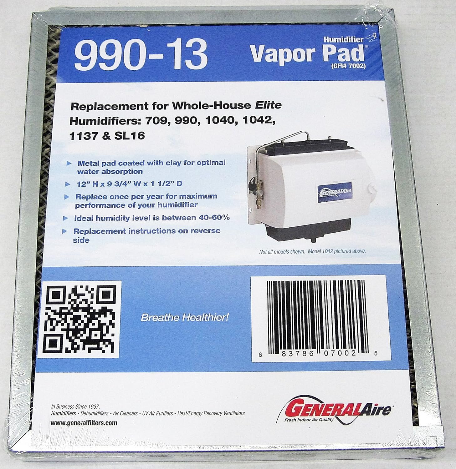 GeneralAire Evaporator Pad: Superior Humidity Control for Air Systems