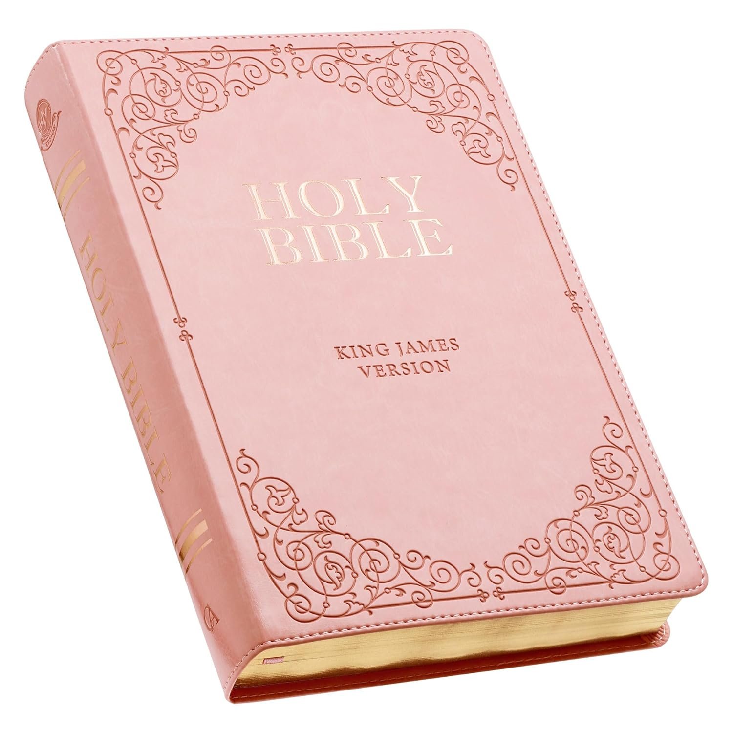 Giant Print Pink KJV Bible for Easy Reading