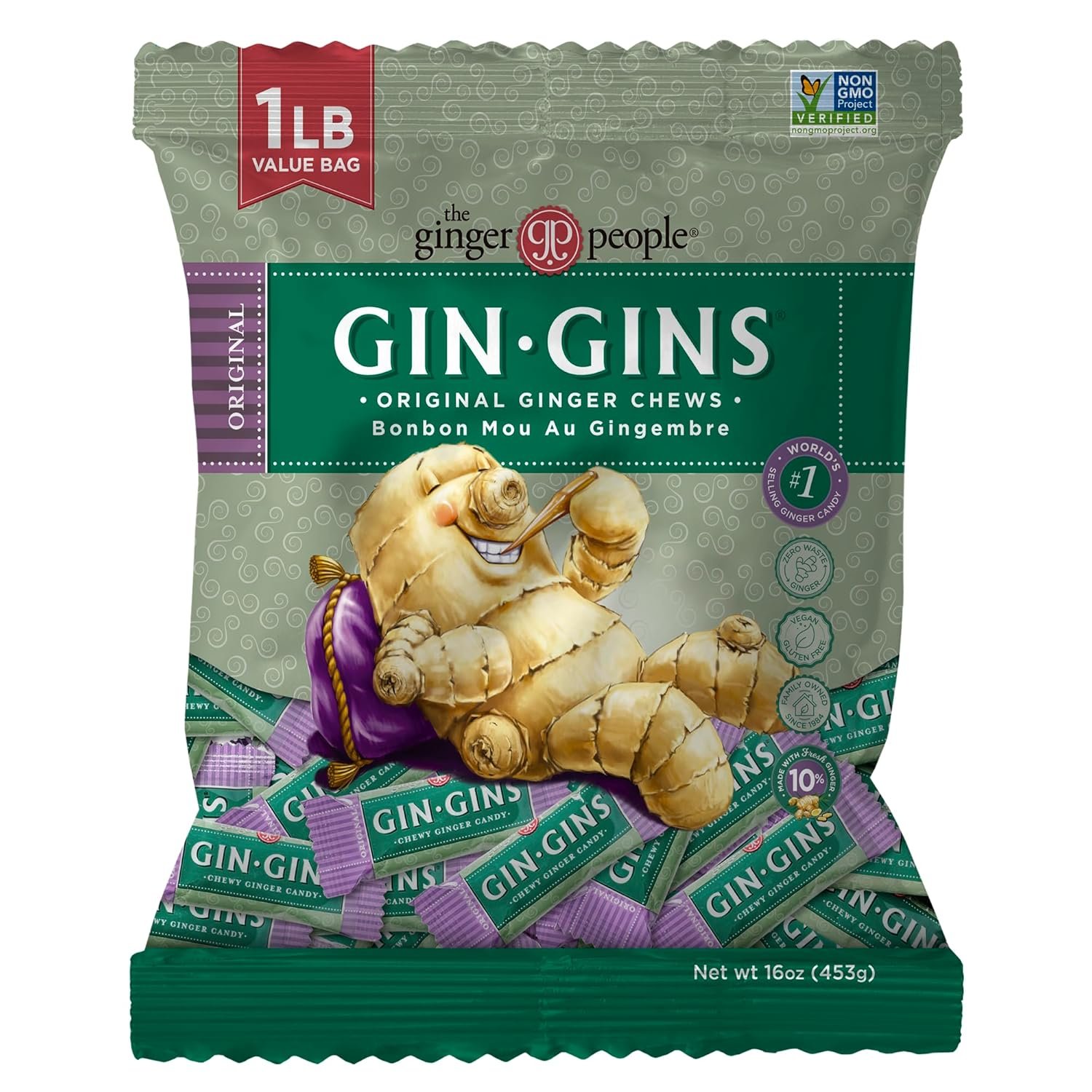 Soothe Nausea Naturally with Gin Gins Ginger Chews
