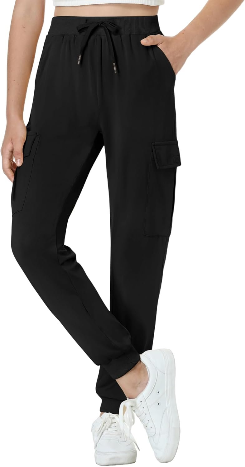 Slim-Fit Cargo Joggers for Active Girls 8-14