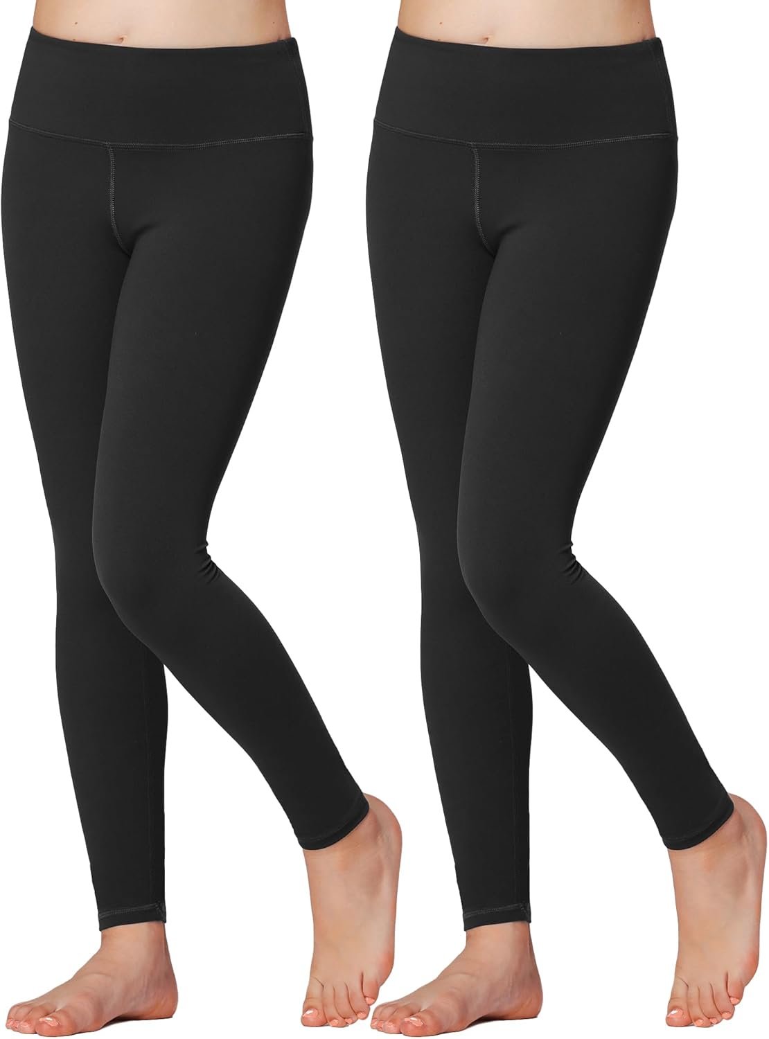 Girls' Hidden Pocket Leggings for Dance, Yoga & Play