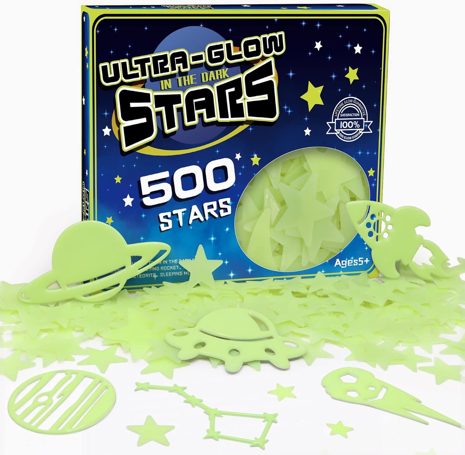 Turn Any Room Into a Glowing Galaxy with 500 Space Decals