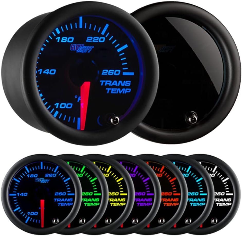 Monitor Transmission Temperature & Prevent Overheating - 7 Color GlowShift Gauge