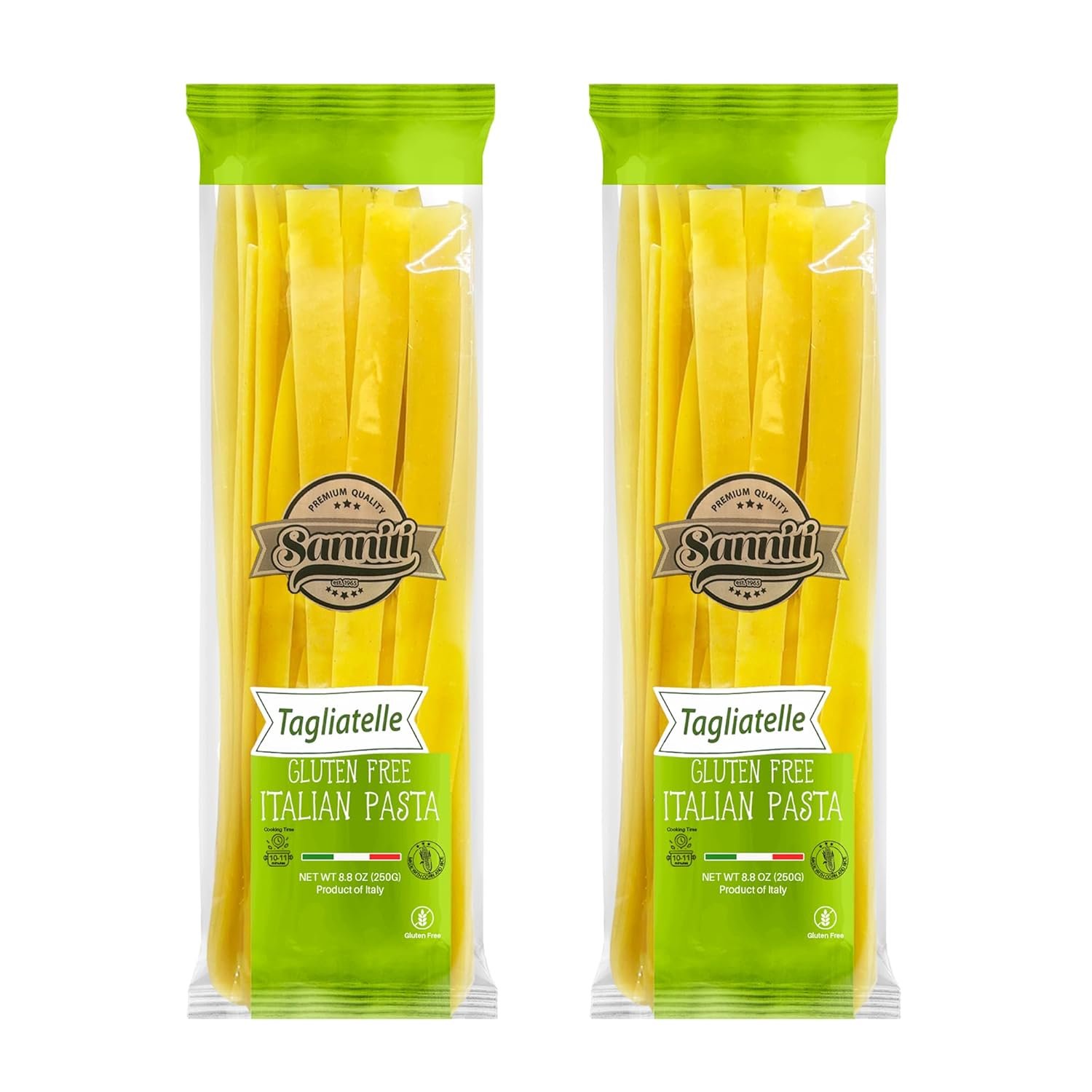 Gluten-Free Tagliatelle: Authentic Italian Pasta Duo Pack