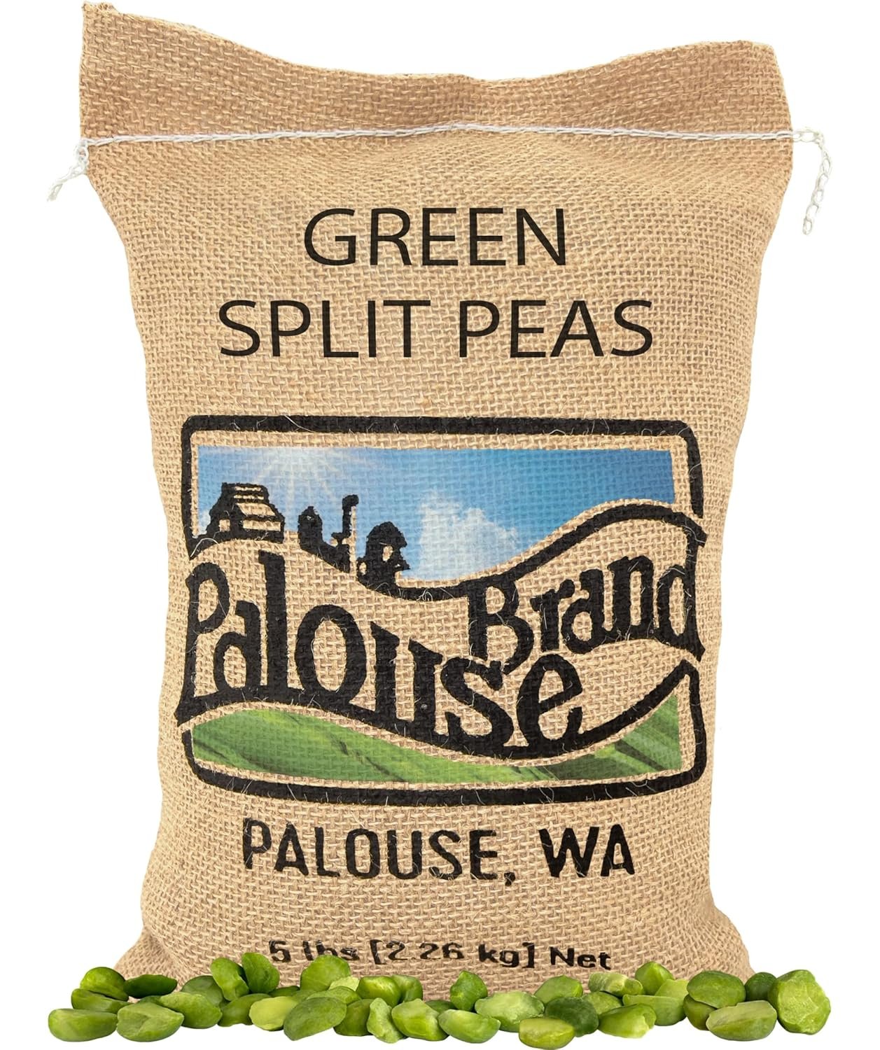 Glyphosate-Free Green Split Peas: Family-Farmed 5lbs
