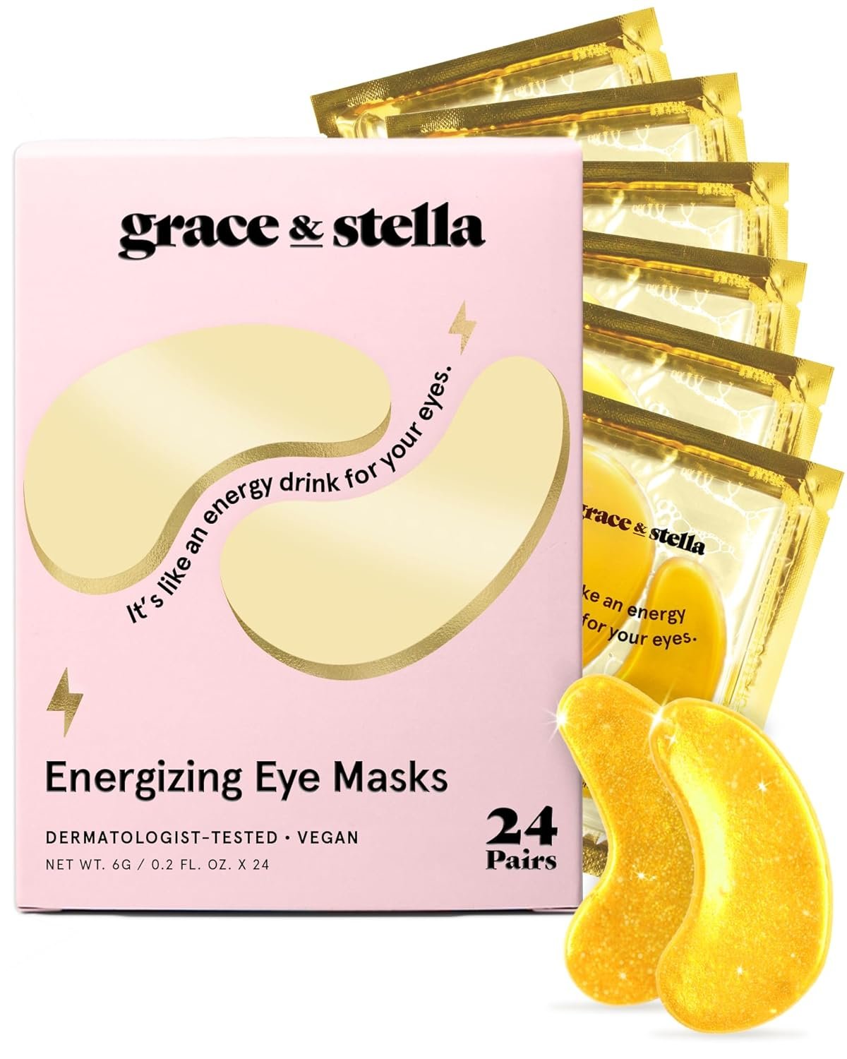 Gold Gel Eye Masks Banish Dark Circles & Puffiness