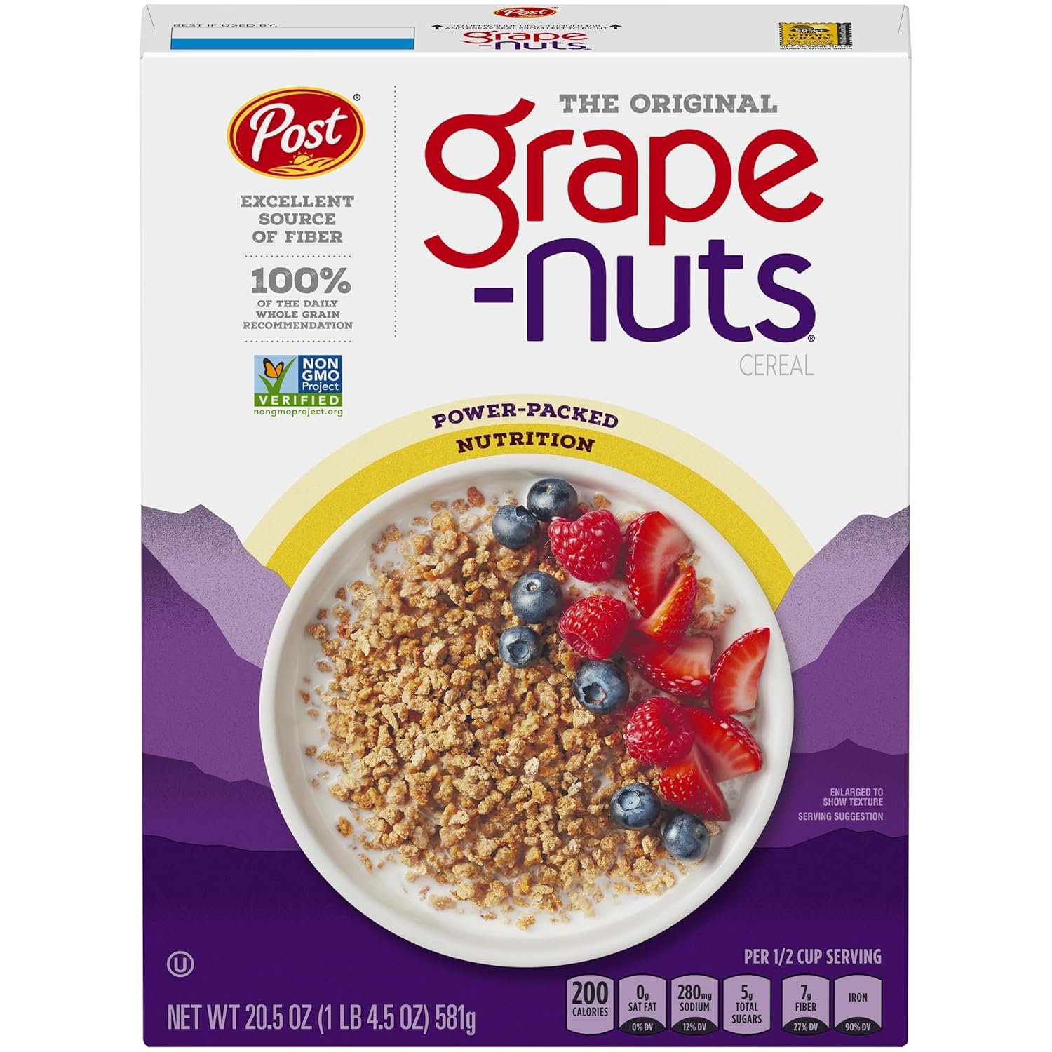 Crunchy Whole Grain Grape-Nuts Cereal