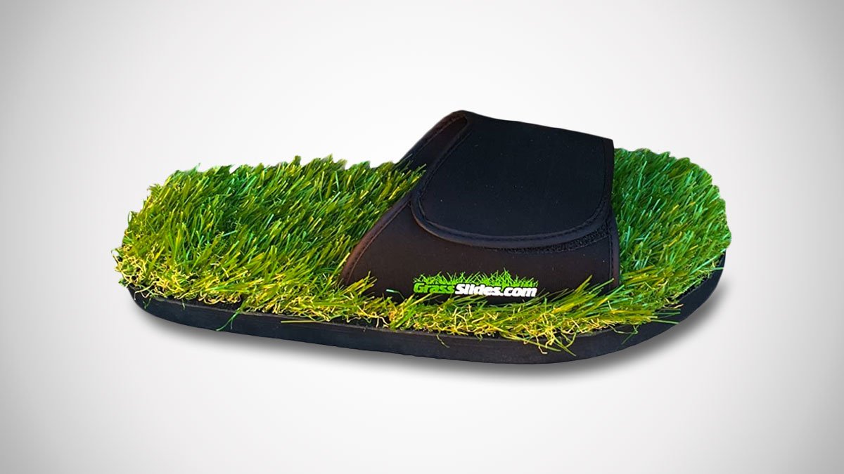 GrassSlides Real Turf Sandals