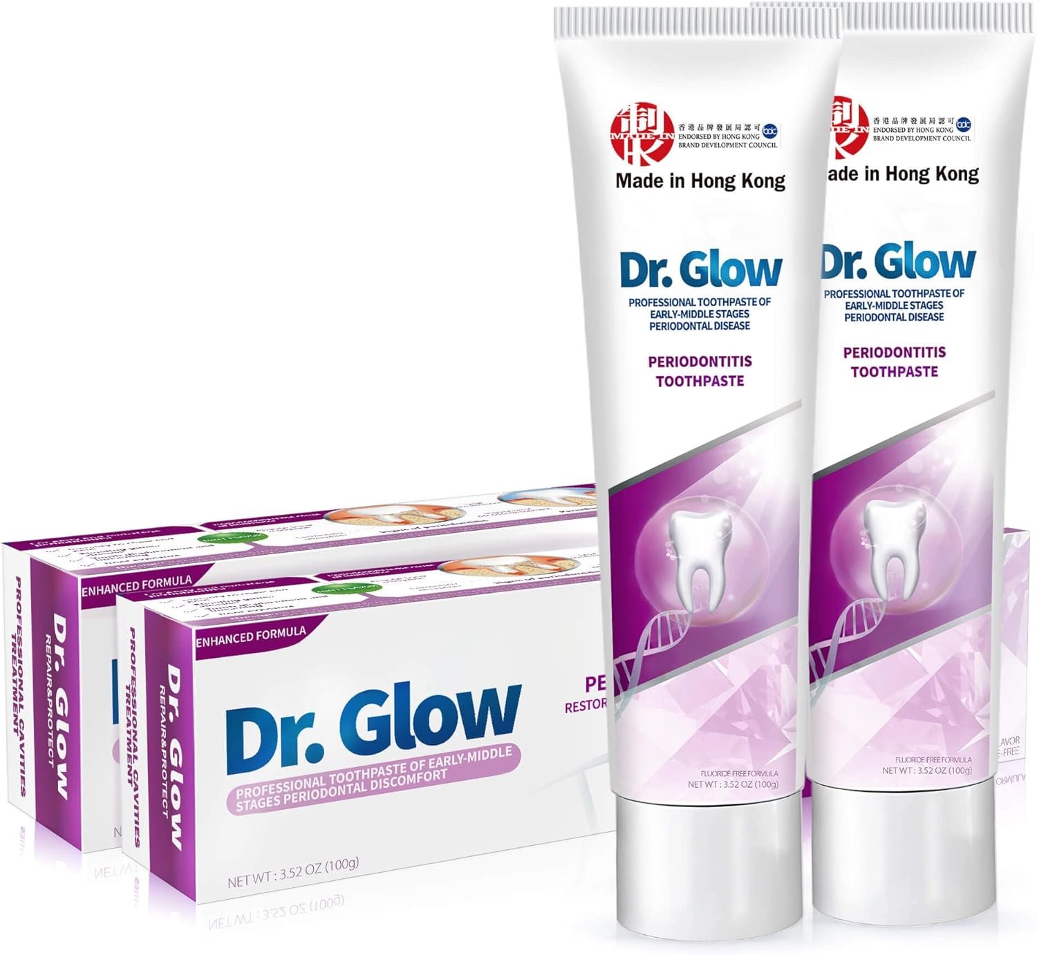 Gum Health Treatment - Fluoride-Free Toothpaste for Periodontitis & Gingivitis