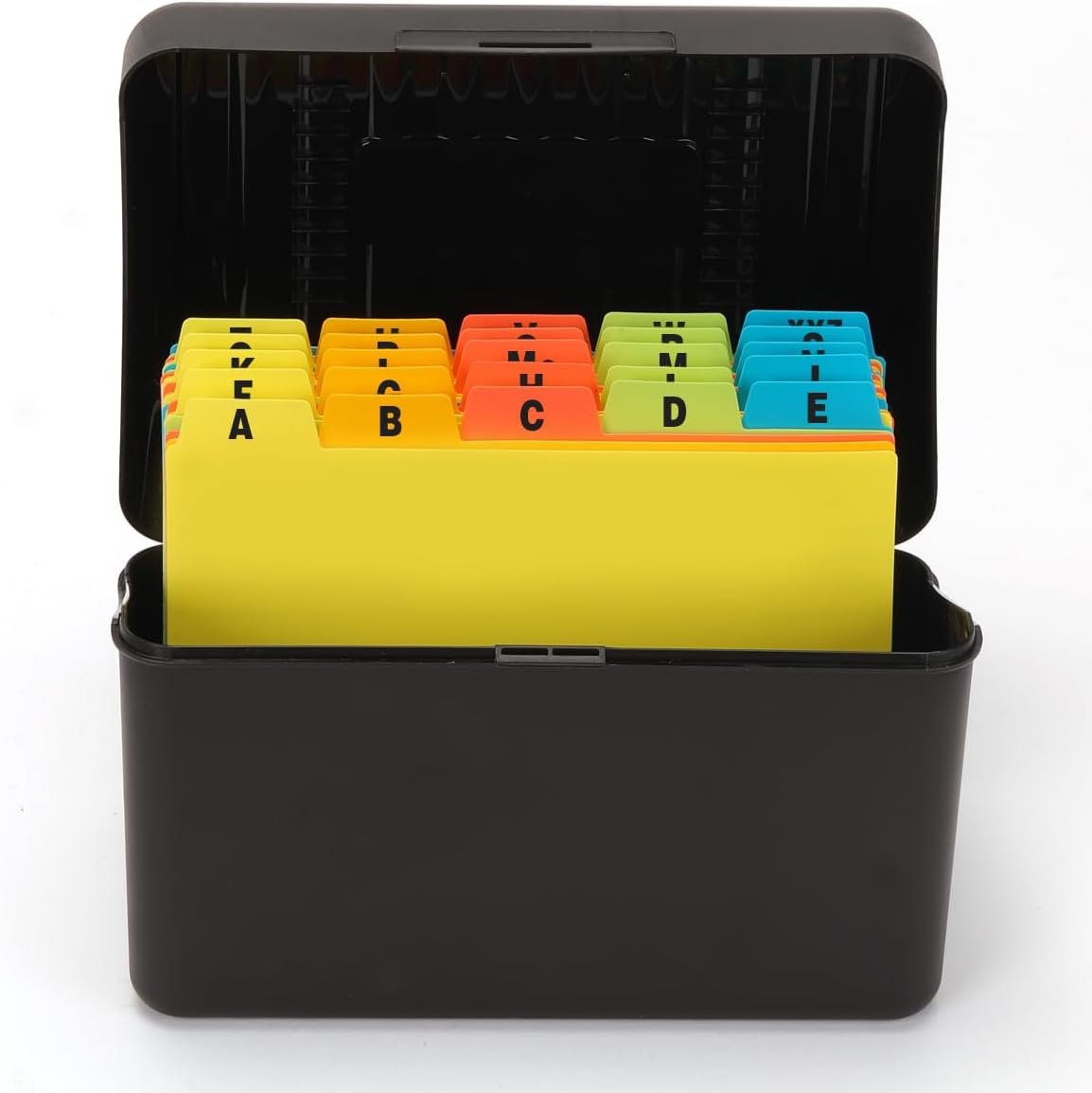 Durable H4D Index Card Holder with Dividers