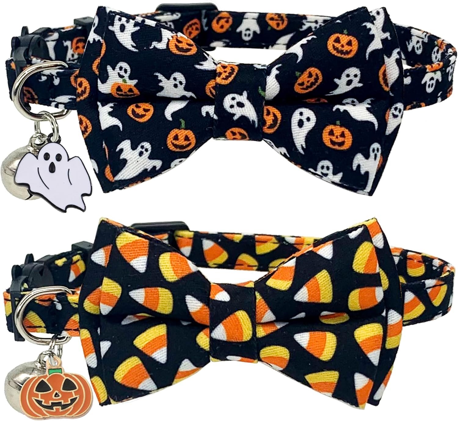 Spooktacular Halloween Cat Collars with Breakaway Safety