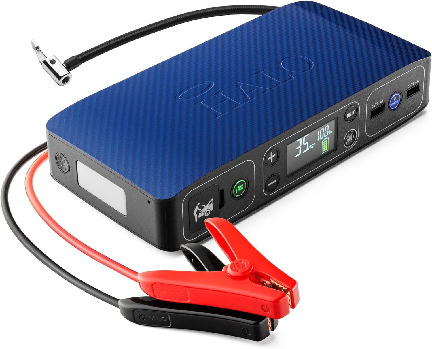 Emergency Road Trip Hero: Jump Start, Inflate & Charge Anywhere