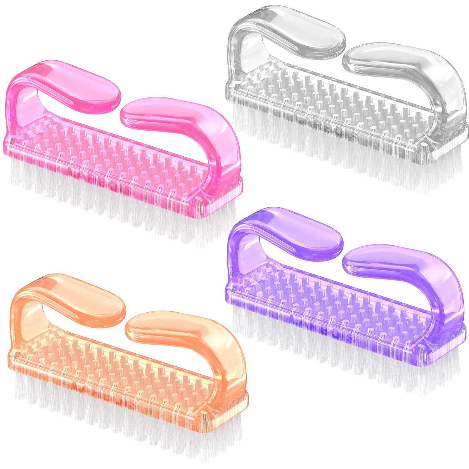 Effective Handle Grip Nail Brush Set for All