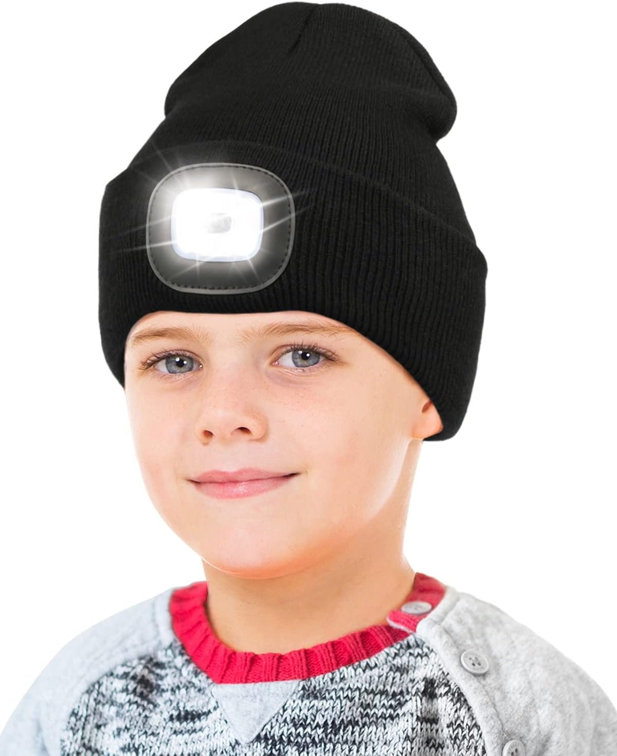 Hands-Free Light & Warmth: Kids' LED Beanie Hat