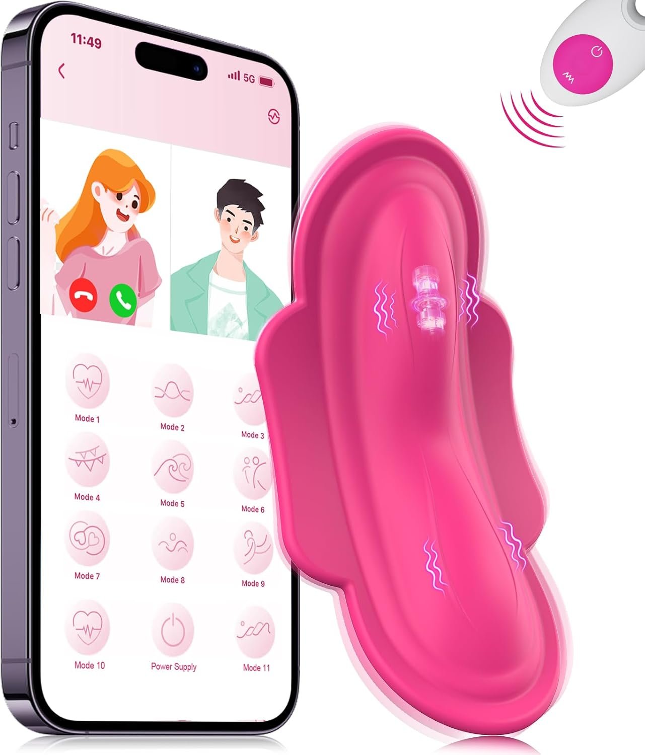 Hands-Free Panty Vibrator with App Control