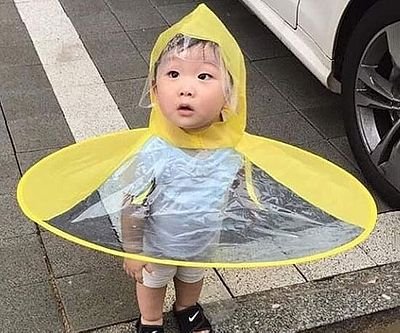 The Hands Free Umbrella Hat