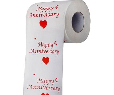 Happy Anniversary Toilet Paper