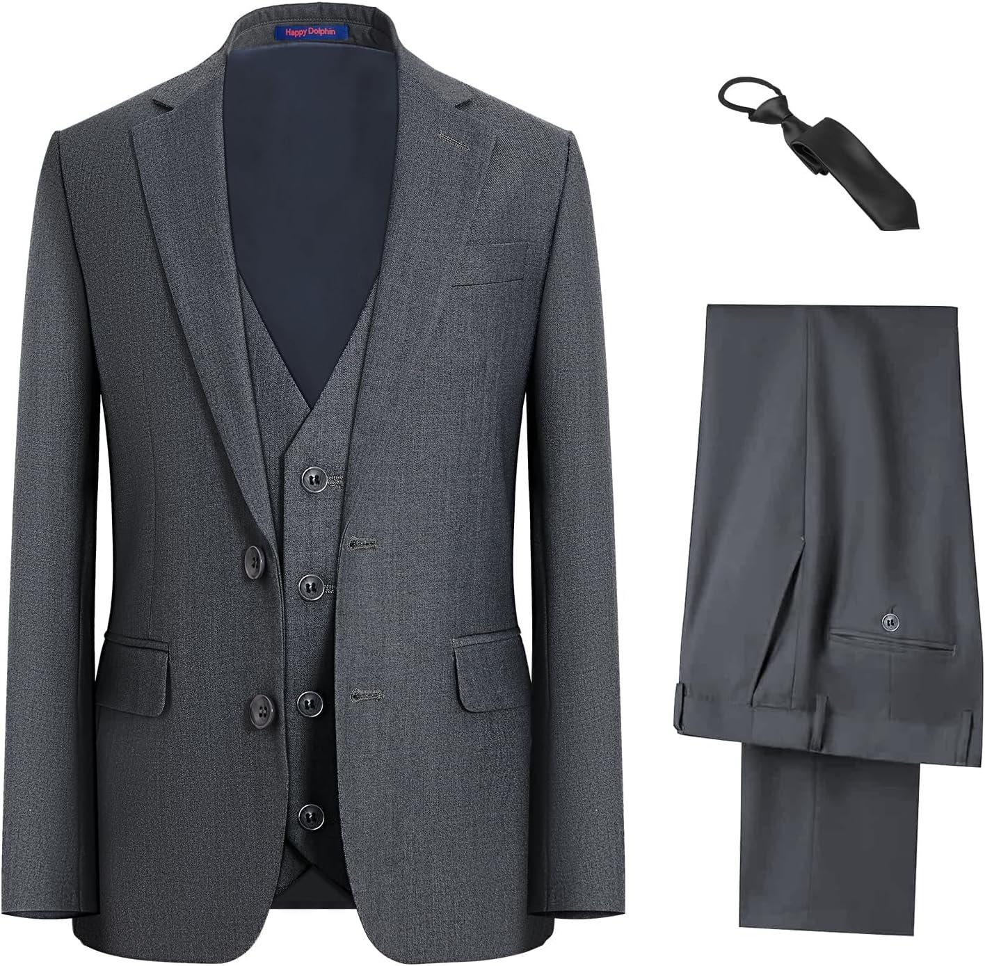 Adjustable Waist Boys Suit Set for Weddings & Communion