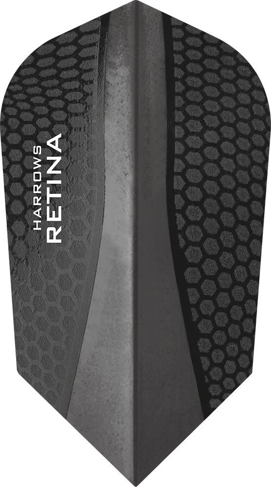 Precision Flight with Harrows Retina Black Dart Flights