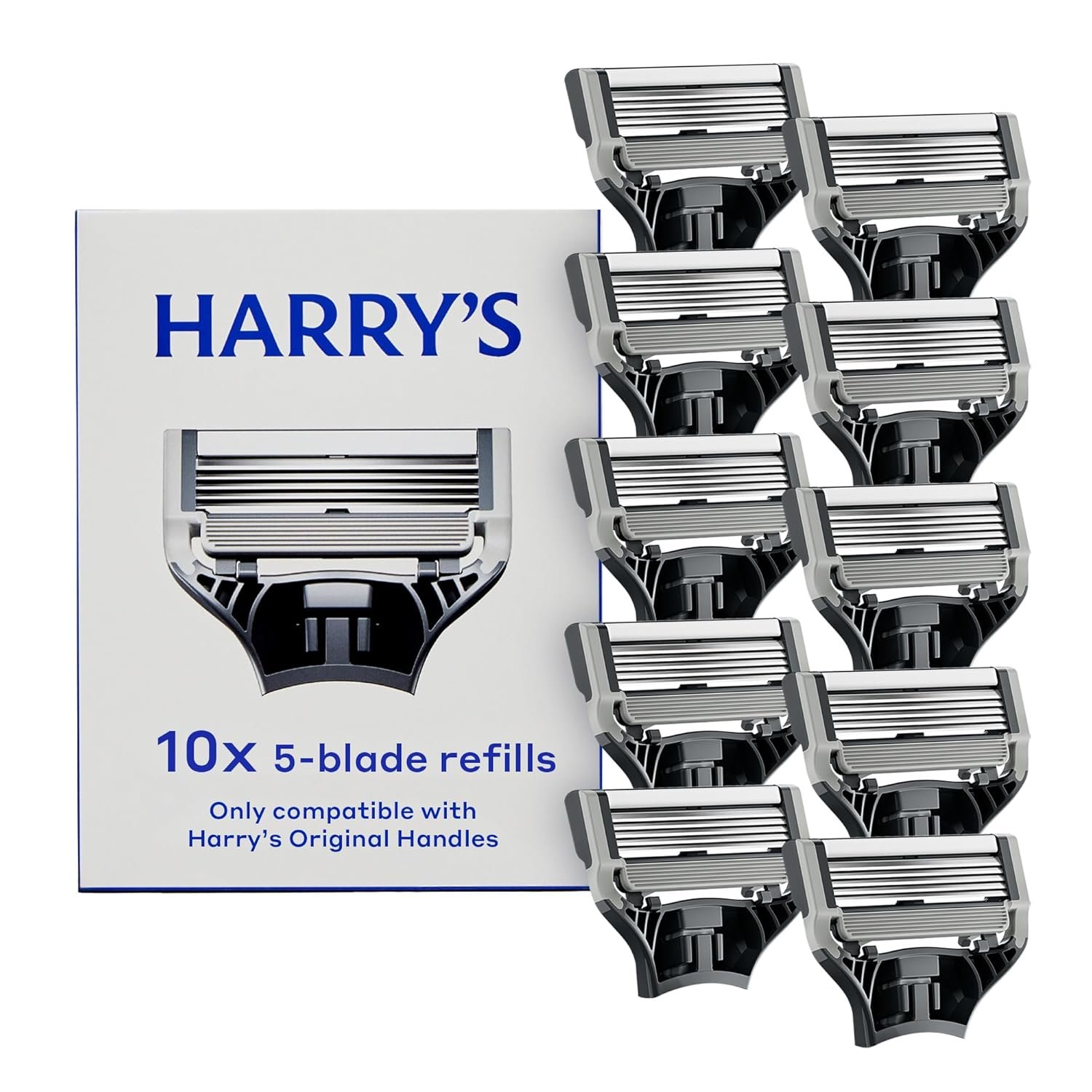 Harry's 10 Razor Blades: Smooth Shaves for Weeks