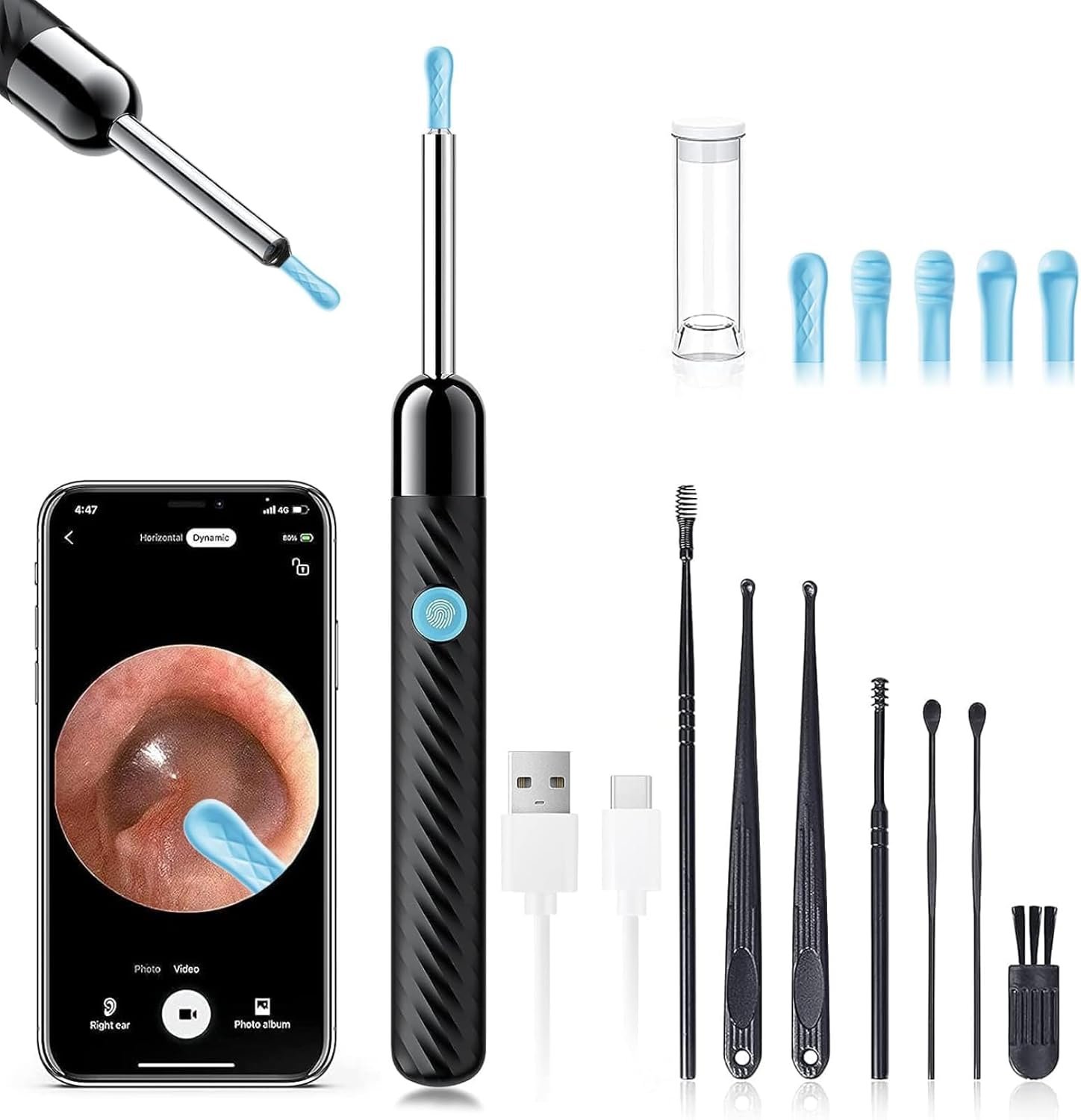 See Clearly: HD Ear Camera Cleaning Kit