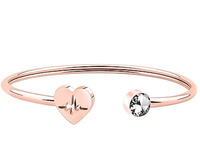 Heartbeat Stethoscope Cuff Bracelet